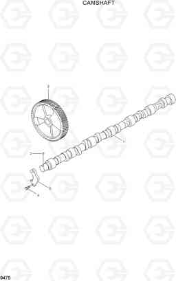 9475 CAMSHAFT HL757TM-7, Hyundai