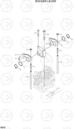 9510 ROCKER LEVER HL757TM-7, Hyundai