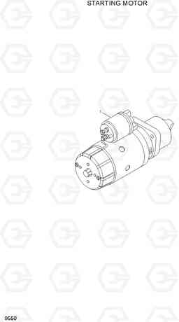 9550 STARTING MOTOR HL757TM-7, Hyundai