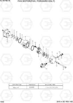 1032 FAN MOTOR(FAN, FORWARD ONLY) HL757TM7A, Hyundai