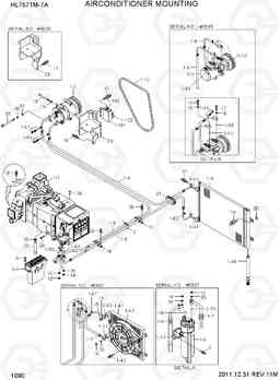 1090 AIR CONDITIONER MOUNTING HL757TM7A, Hyundai