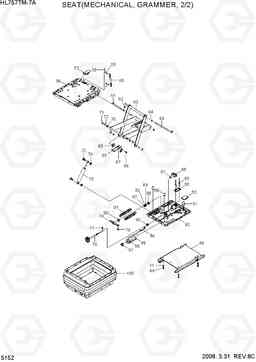 5152 SEAT(MECHANICAL, GRAMMER, 2/2) HL757TM7A, Hyundai