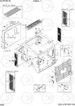 5200 COWL 1 HL757TM7A, Hyundai