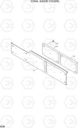 5230 COWL 4(SIDE COVER) HL757TM7A, Hyundai