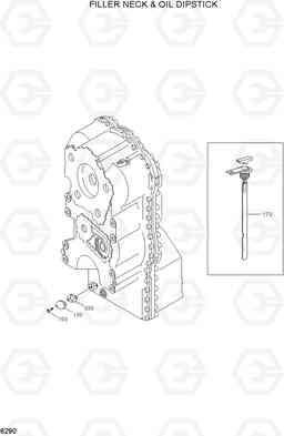 6290 FILLER NECK & OIL DIPSTICK HL757TM7A, Hyundai