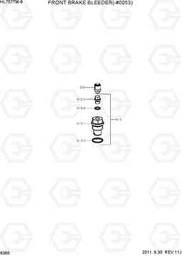 6360 FRONT BRAKE BLEEDER(-#0058) HL757TM7A, Hyundai