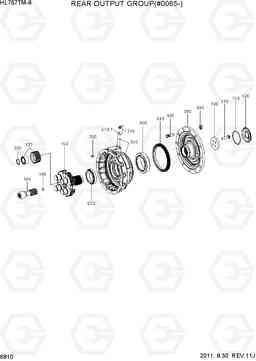 6810 REAR OUTPUT GROUP(#0059-) HL757TM7A, Hyundai