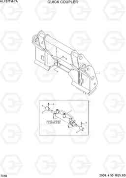 7010 QUICK COUPLER HL757TM7A, Hyundai