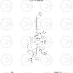 1060 EXHAUST SYSTEM HL760(-#1000), Hyundai