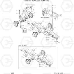 3020 FRONT & REAR AXLE MOUNTING HL760(-#1000), Hyundai