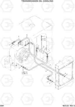 3061 TRANSMISSION OIL COOLING HL760(-#1000), Hyundai