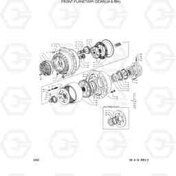 3082 FRONT PLANETARY GEAR(LH & RH) HL760(-#1000), Hyundai