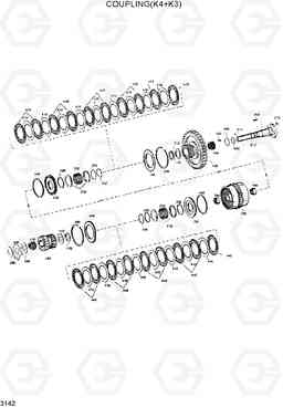 3142 COUPLING(K4+K3) HL760(-#1000), Hyundai