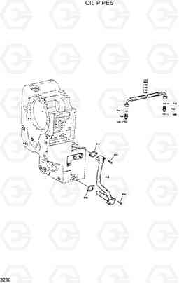 3260 OIL PIPES HL760(-#1000), Hyundai