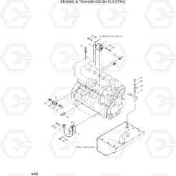 4060 ENGINE & TRANSMISSION ELECTRIC HL760(-#1000), Hyundai