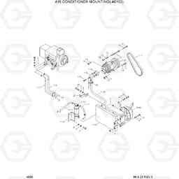 4090 AIR CONDITIONER MOUNTING(-#0153) HL760(-#1000), Hyundai