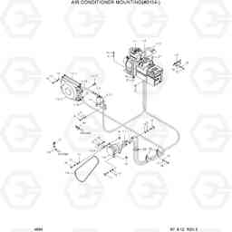 4094 AIR CONDITIONER MOUNTING(#0154-) HL760(-#1000), Hyundai