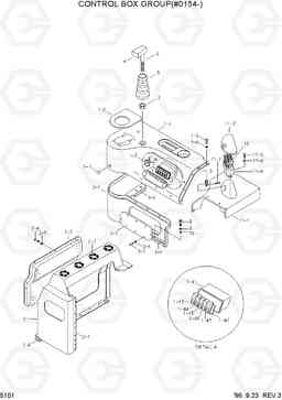 5101 CONTROL BOX GROUP(#0154-) HL760(-#1000), Hyundai