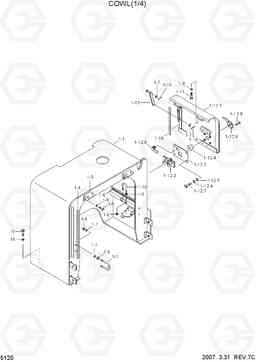 5120 COWL(1/4) HL760(-#1000), Hyundai