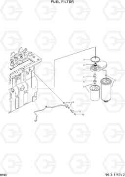 8190 FUEL FILTER HL760(-#1000), Hyundai