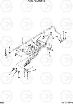 8260 FUEL PLUMBING HL760(-#1000), Hyundai