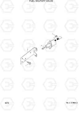 8270 FUEL SHUTOFF VALVE HL760(-#1000), Hyundai