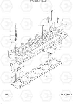 8380 CYLINDER HEAD HL760(-#1000), Hyundai