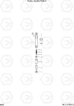 8400 FUEL INJECTOR 2 HL760(-#1000), Hyundai