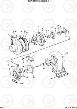 8420 TURBOCHARGER 2 HL760(-#1000), Hyundai