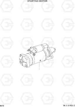 8470 STARTING MOTOR HL760(-#1000), Hyundai