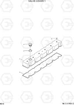 8510 VALVE COVER 1 HL760(-#1000), Hyundai
