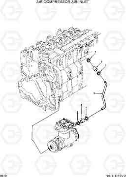 8610 AIR COMPRESSOR AIR INLET HL760(-#1000), Hyundai