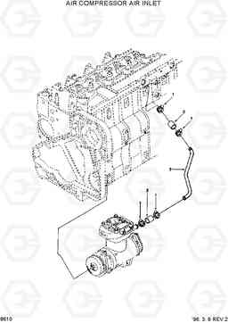 8610 AIR COMPRESSOR AIR INLET HL760(-#1000), Hyundai