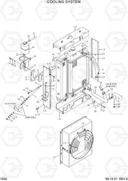 1030 COOLING SYSTEM HL760(#1001-#1301), Hyundai