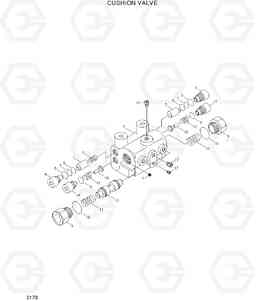 2170 CUSHION VALVE HL760(#1001-#1301), Hyundai