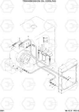 3061 TRANSMISSION OIL COOLING HL760(#1001-#1301), Hyundai