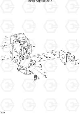 3120 GEAR BOX HOUSING HL760(#1001-#1301), Hyundai