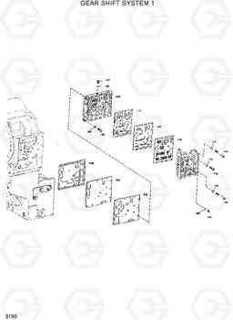 3190 GEAR SHIFT SYSTEM 1 HL760(#1001-#1301), Hyundai