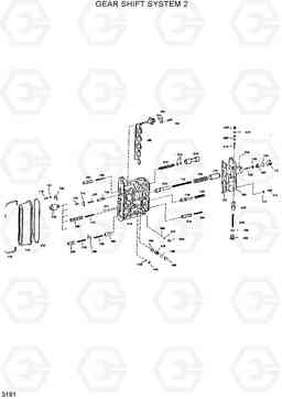 3191 GEAR SHIFT SYSTEM 2 HL760(#1001-#1301), Hyundai