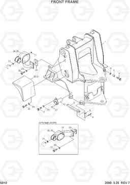 5010 FRONT FRAME HL760(#1001-#1301), Hyundai