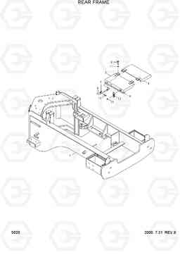 5020 REAR FRAME HL760(#1001-#1301), Hyundai