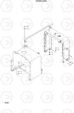5122 COWL(3/3) HL760(#1001-#1301), Hyundai