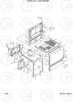5130 COWL(1/3, LOW NOISE) HL760(#1001-#1301), Hyundai