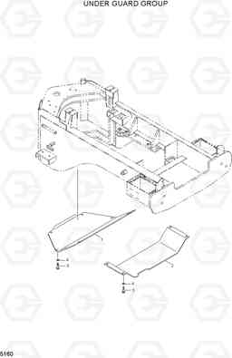 5160 UNDER GUARD GROUP HL760(#1001-#1301), Hyundai