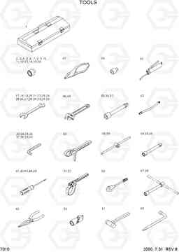 7010 TOOLS HL760(#1001-#1301), Hyundai