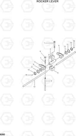 8060 ROCKER LEVER HL760(#1001-#1301), Hyundai