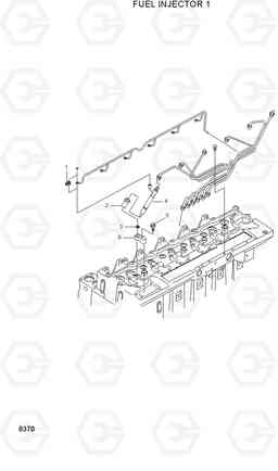 8370 FUEL INJECTOR 1 HL760(#1001-#1301), Hyundai