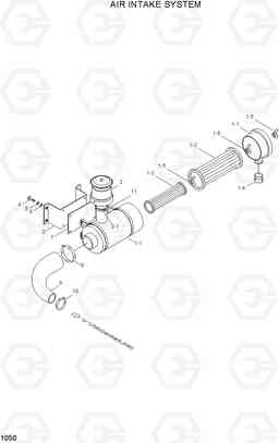 1050 AIR INTAKE SYSTEM HL760(#1302-), Hyundai