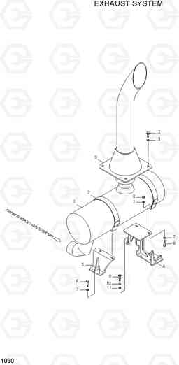 1060 EXHAUST SYSTEM HL760(#1302-), Hyundai