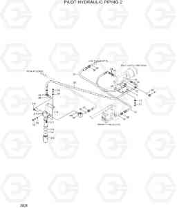 2021 PILOT HYDRAULIC PIPING 2 HL760(#1302-), Hyundai